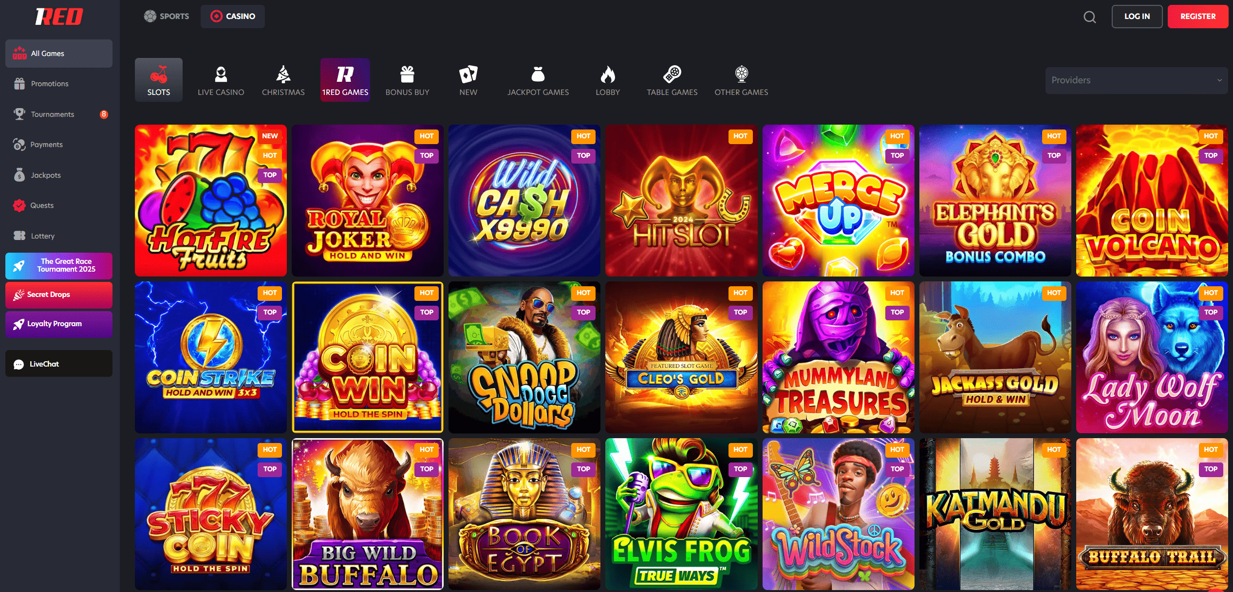 Slots promotion